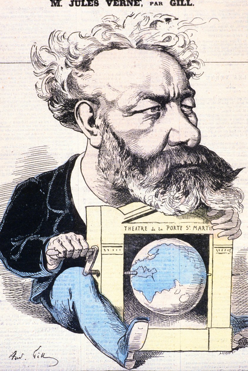 Loire Atlantique N* 183 - Nantes - Jules Verne -museo - Gillin sarjakuva tekijältä Unbekannt