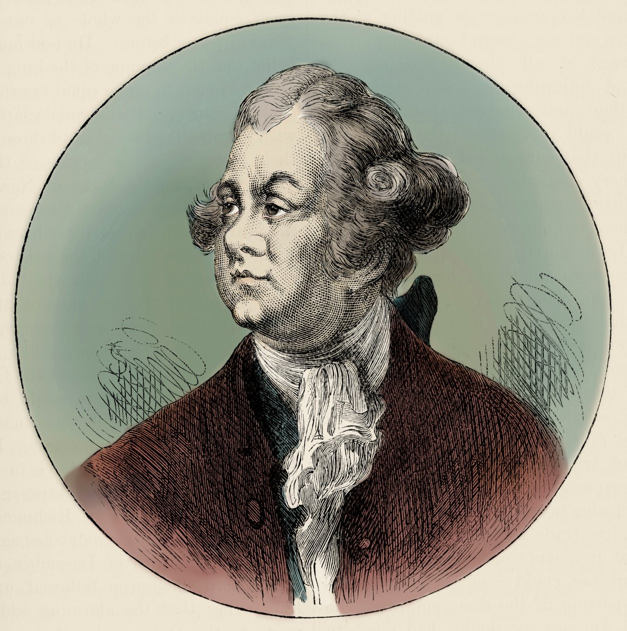 Lord Frederick North - muotokuva tekijältä Unbekannter Künstler