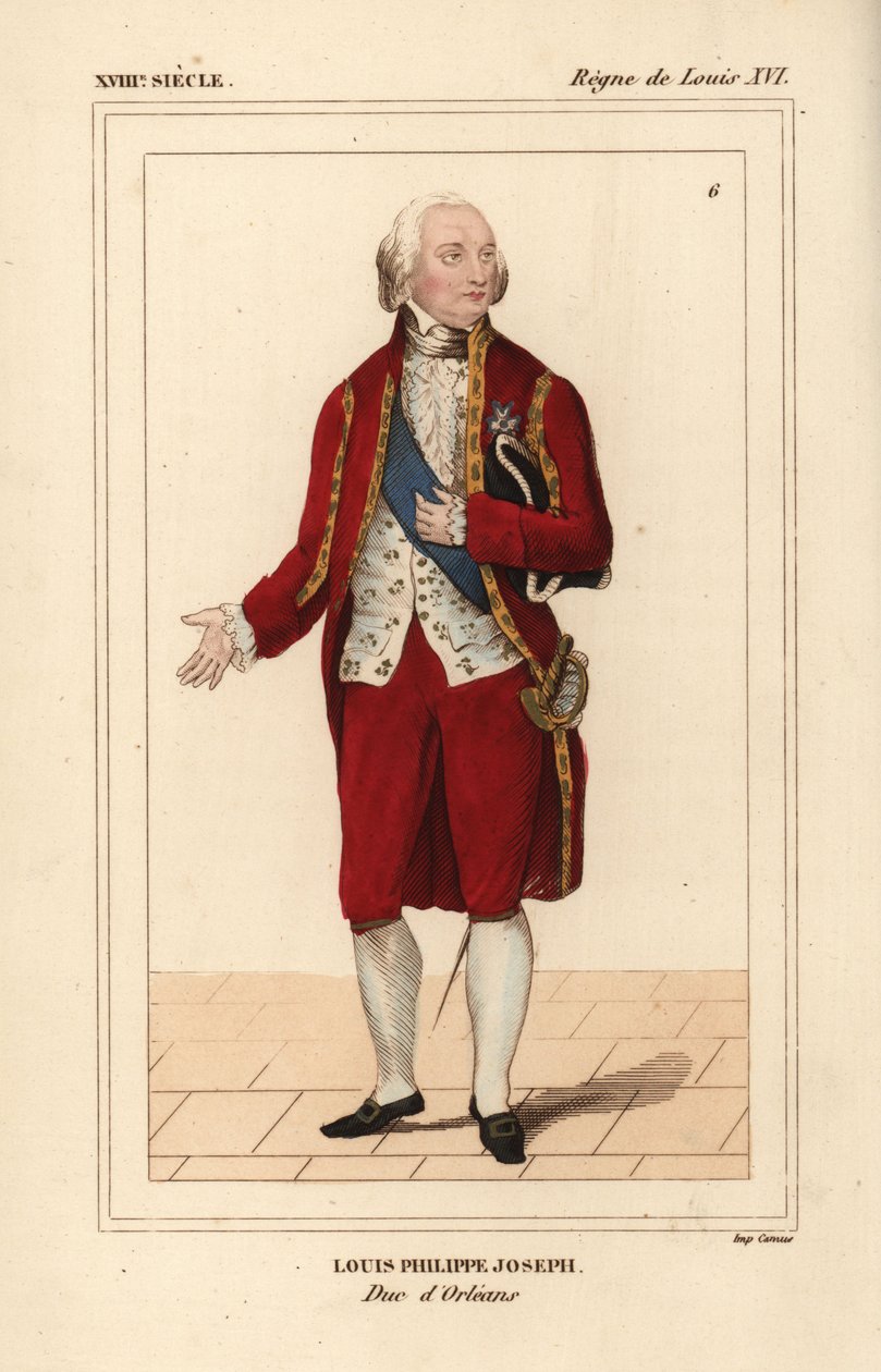 Louis Philippe Joseph, Orléansin herttua tekijältä Unbekannter Künstler