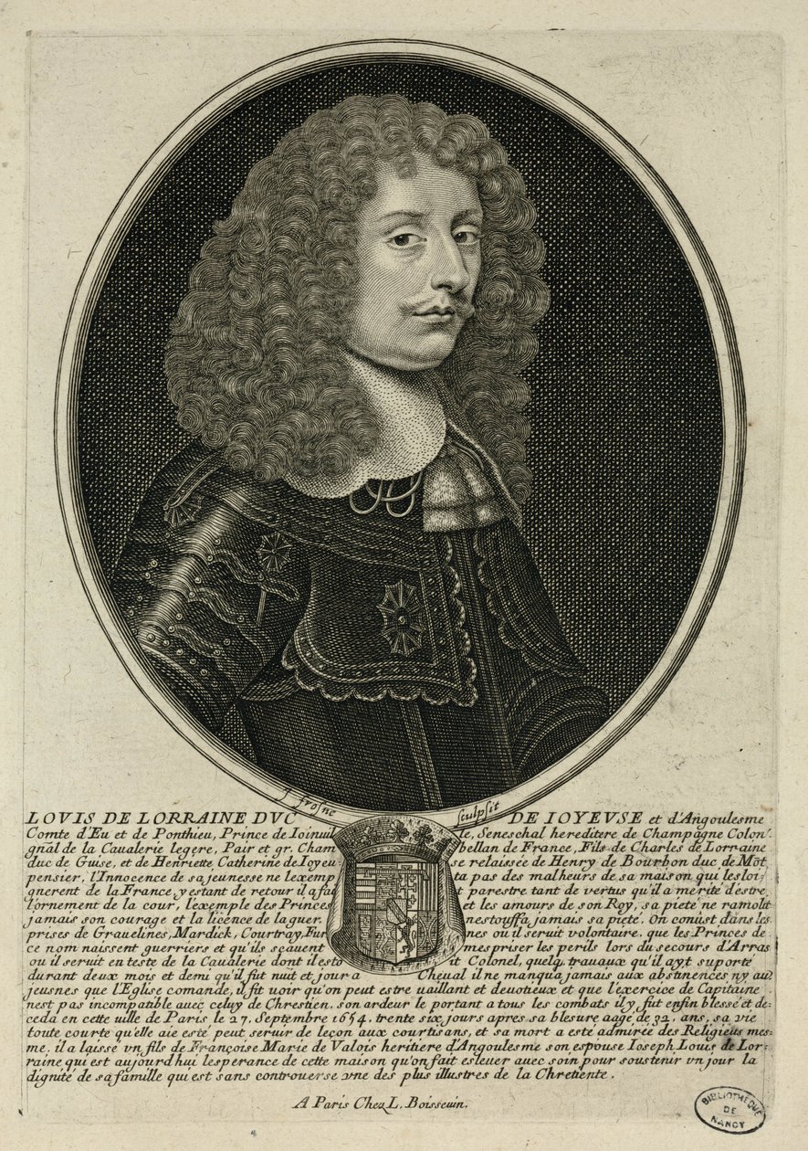 Louis de Lorraine de Joyeusen herttua tekijältä Unbekannter Künstler