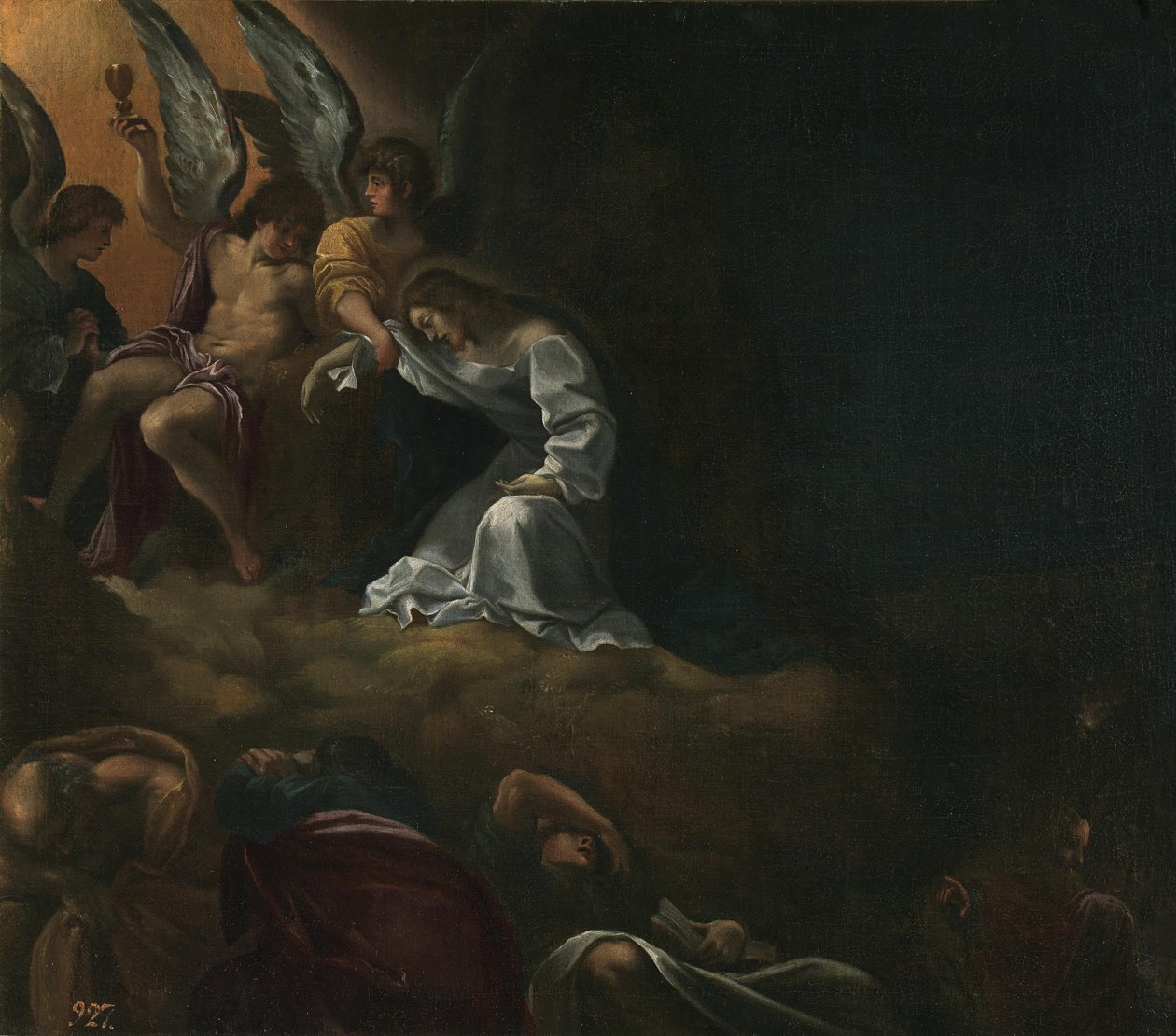 Ludovico Carracci - Puutarhaopetus tekijältä Unbekannter Künstler