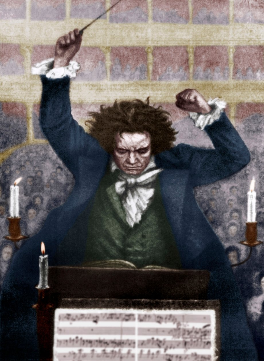 Ludwig van Beethoven kapellimestarina - Katzaroff. saksalainen säveltäjä tekijältä Unbekannt