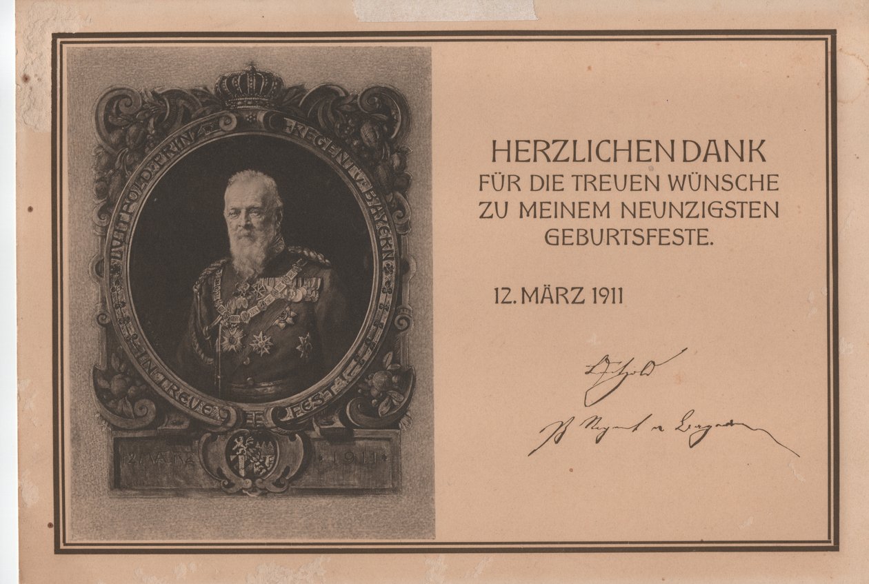 Luitpold Karl Joseph Wilhelm Baijerilainen tekijältä Unbekannter Künstler