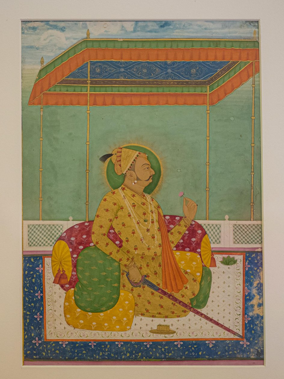 Maharaja Ajit Singh, Maalaus, Mehrangarhin linnake, Jodhpur, Rajasthan, Intia, Aasia (kuva) tekijältä Unbekannter Künstler