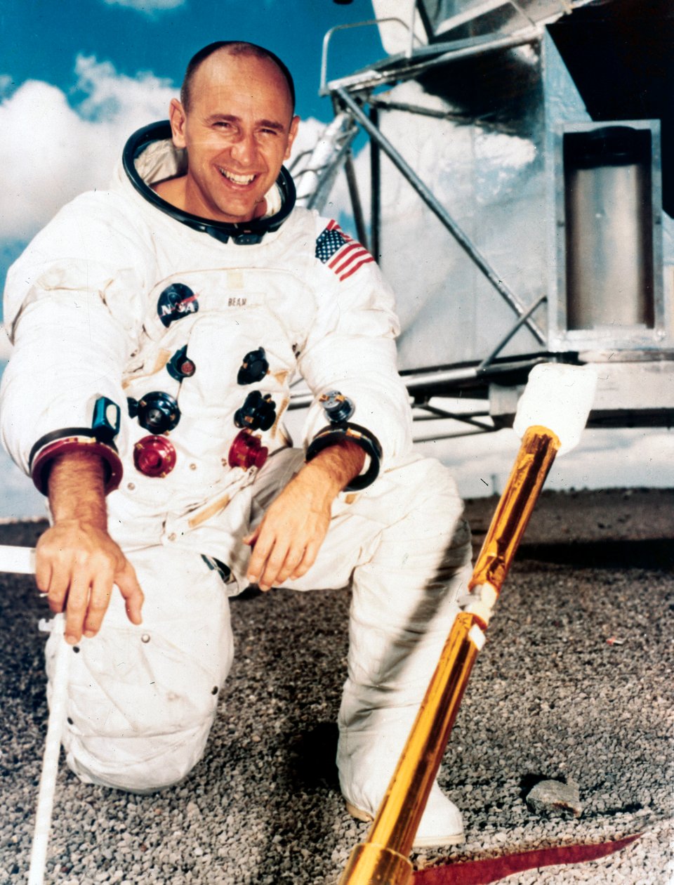 Miehitetty avaruuslento, USA, Apollo 12 Apollo 12 astronautti Alan Bean tekijältä Unbekannt