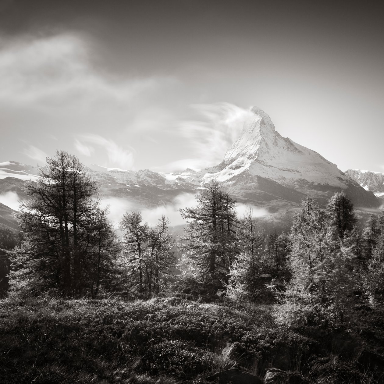 Matterhorn Study 3, Sveitsi, 2014 (m/v kuva) tekijältä Leopold Blonder