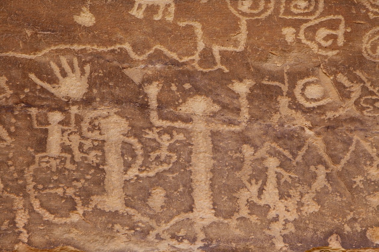 Mesa Verde, American Petroglyphs Anasazi tai Pueblon esi-ihmiset tekijältä William M. Timlin