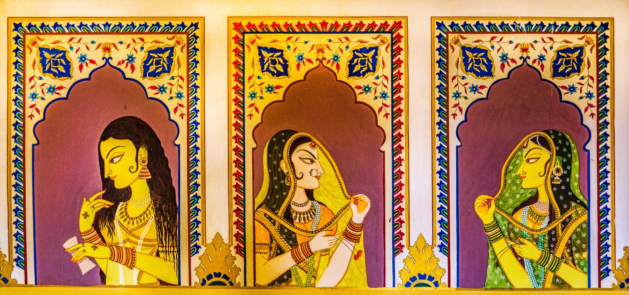 ਰਾਜਸਥਾਨ, ਰਾਜਸਥਾਨ, ਭਾਰਤ, ਏਸ਼ੀਆ (ਫੋਟੋ) ਫਿਨਿਸ਼ ਵਿੱਚ ਲਘੂ ਚਿੱਤਰਕਾਰੀ, ਕਲਾ ਅਤੇ ਸ਼ਿਲਪਕਾਰੀ tekijältä Unbekannter Künstler