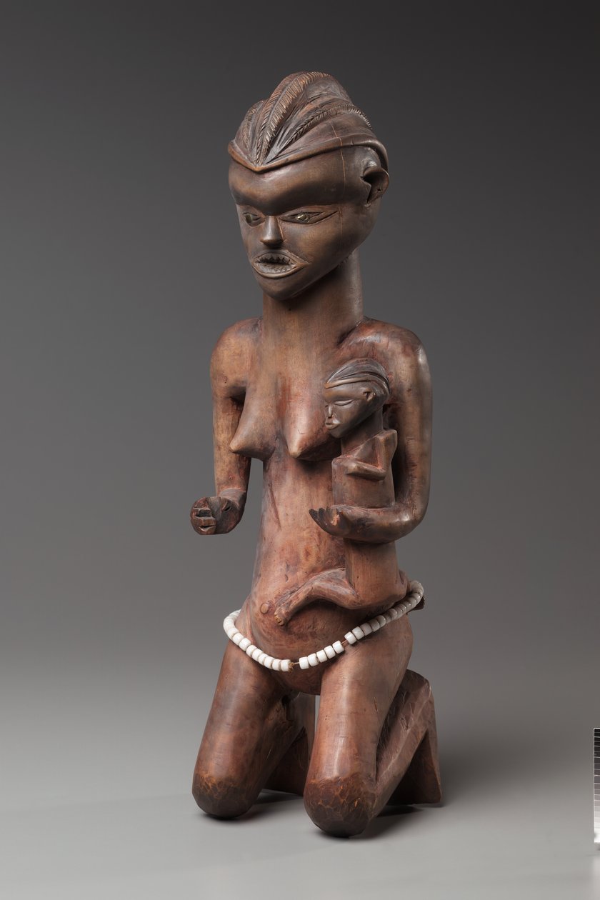 Äiti ja lapsi -hahmo, 1800-luvun loppu - 1900-luvun alku tekijältä Unbekannt