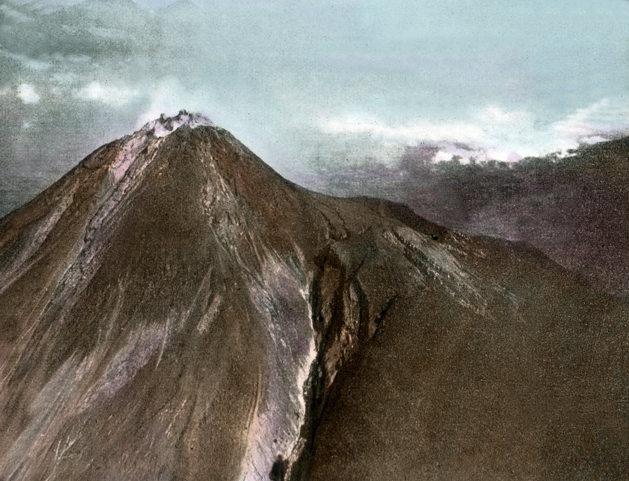 Merapi-tulivuori Jaavan saarella tekijältä Unbekannter Künstler