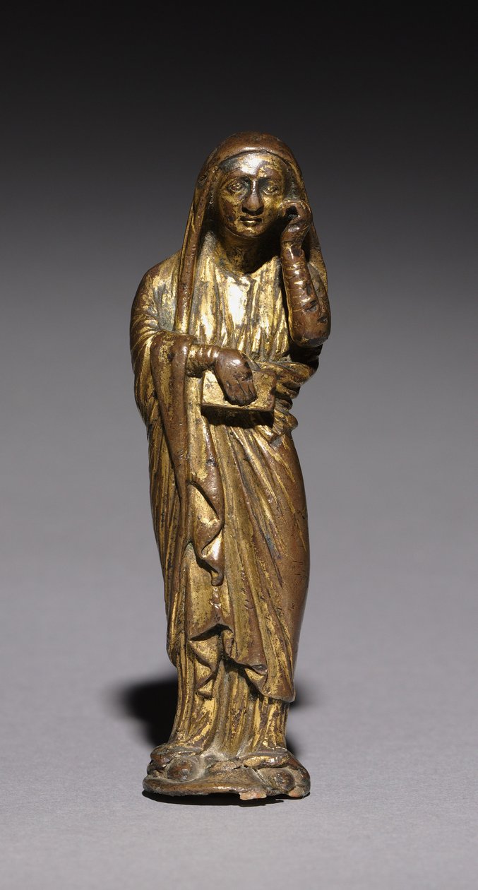 Suru Maria, luultavasti alttariristiltä, 1200-1300 tekijältä Unbekannt