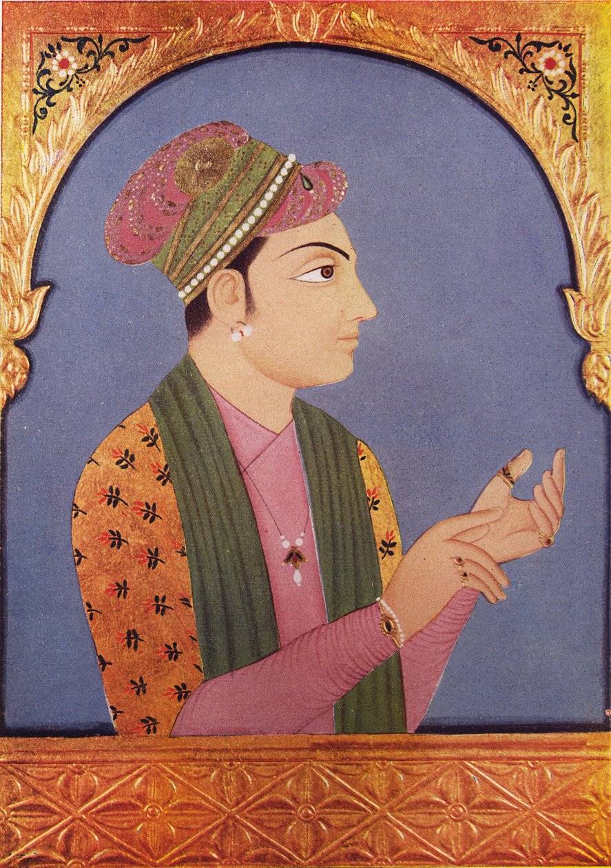 Muhammad Zafar Khan 18. vuosisata ; Muhammad Zafar Khan alias Safadar Khan Babi ; Sher Khan Babin poika ; Junagadh ; Gujarat ; Intia ; Intia tekijältä Unbekannter Künstler