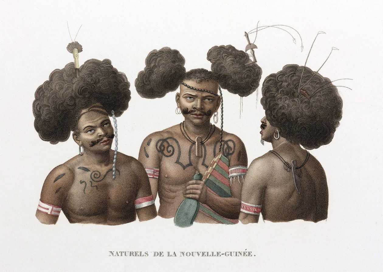 "Uuden-Guinean alkuasukkaat" tekijältä Unbekannt