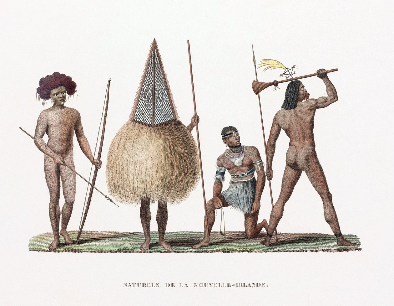 Uuden Irlannin (nykyisin Papua-Uusi-Guinea) "syntyperäiset" tekijältä Unbekannt