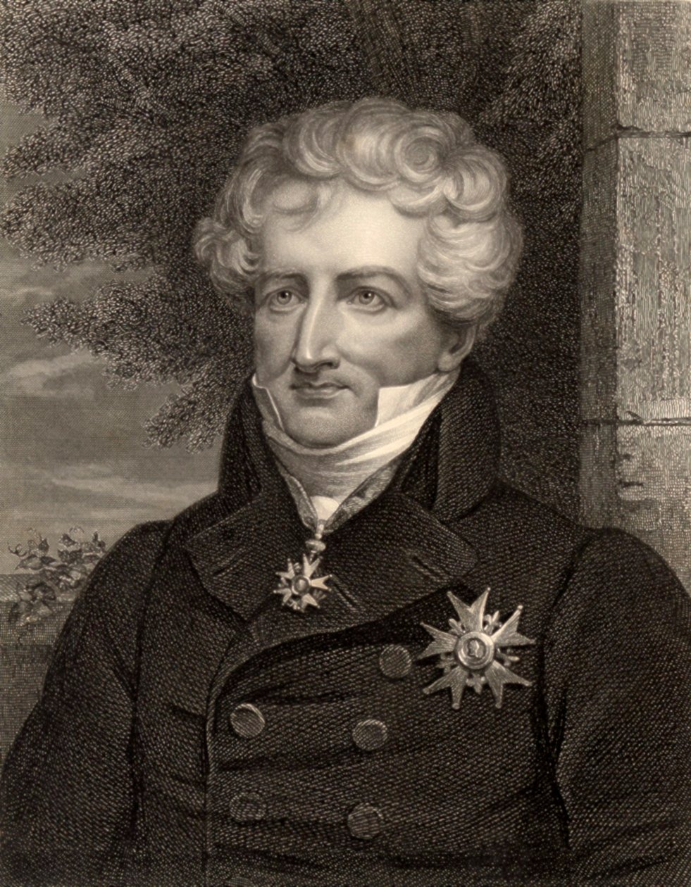 Luonnontutkija Georges Cuvier, Pariisi, Ranska, n. 1810 (b/w kuva) tekijältä Unbekannt