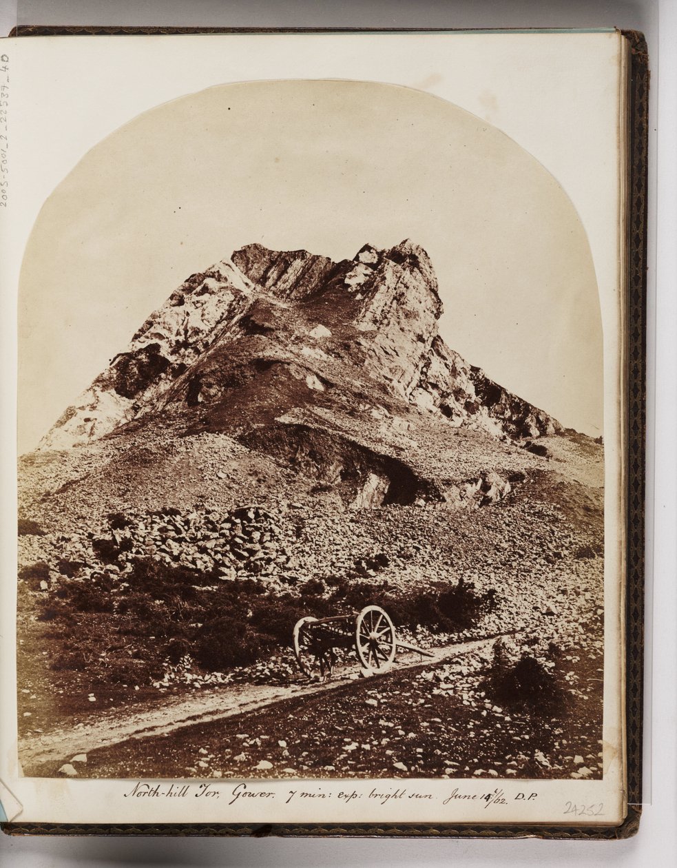 North Hill Tor, Gowerin niemimaa, Etelä-Wales, 14. kesäkuuta 1862 tekijältä Unbekannt