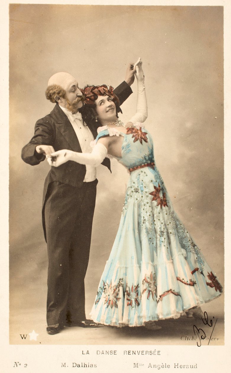 Vanha postikortti/Overturned Dance/Angele Heraud tekijältä William M. Timlin