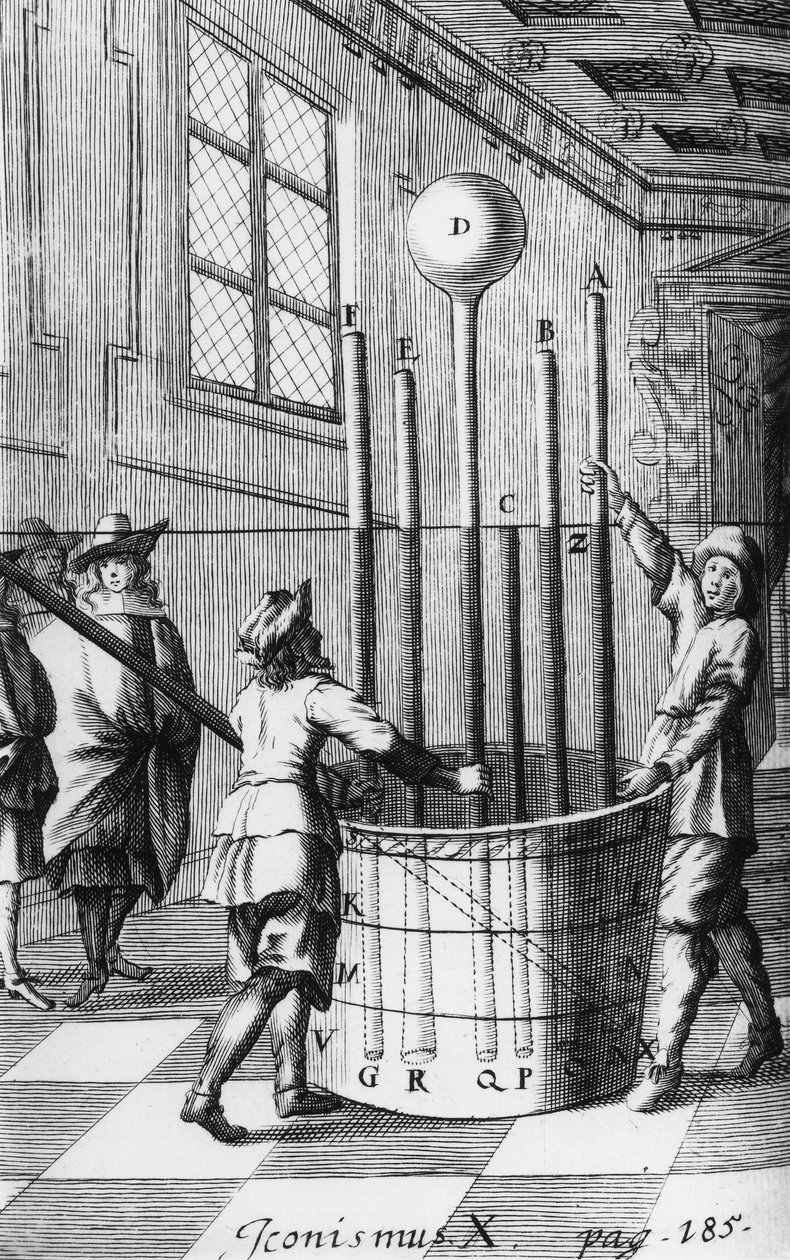 FYSIIKKA, KOKEET, PRE-1800 Torricellin barometrikoe tekijältä Unbekannt