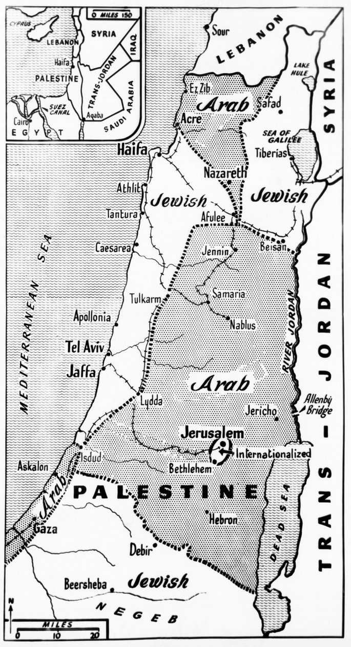 Palestiinan valtion ehdotus tekijältä Unbekannt