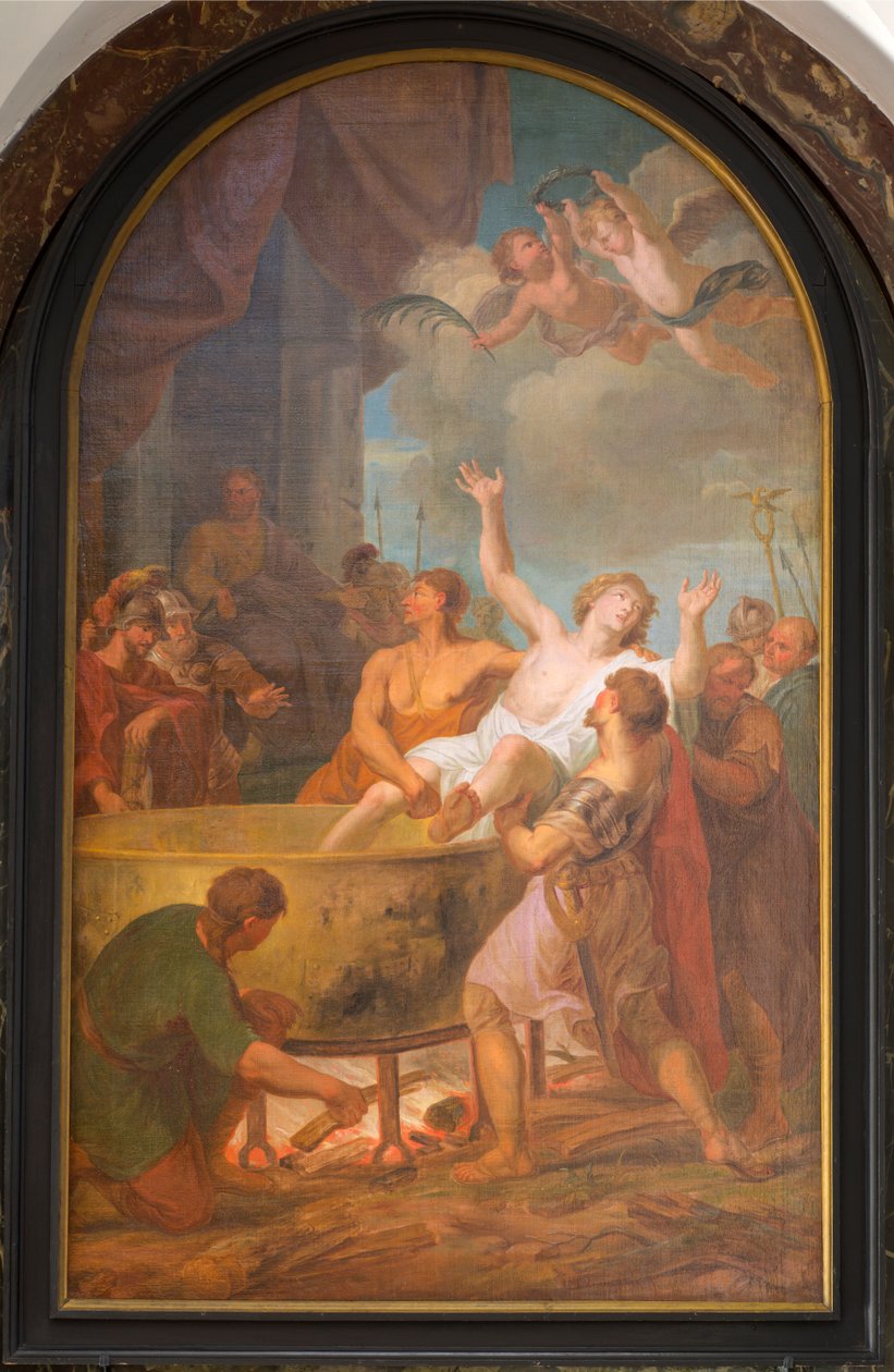 Seurakuntakirkko (Parochekerk Onze-Lieve-Vrouw). Sisustus. Maalaus. tekijältä Unbekannter Künstler