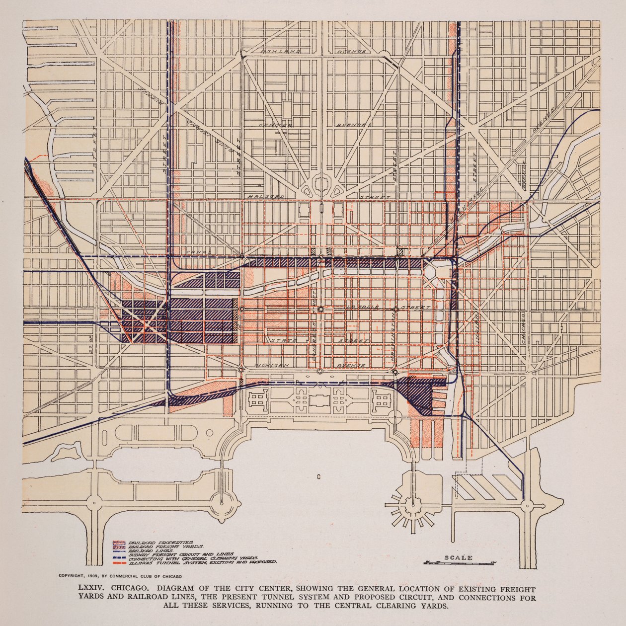 Kilpi LXXIV Plan of Chicagosta tekijältä Unbekannt