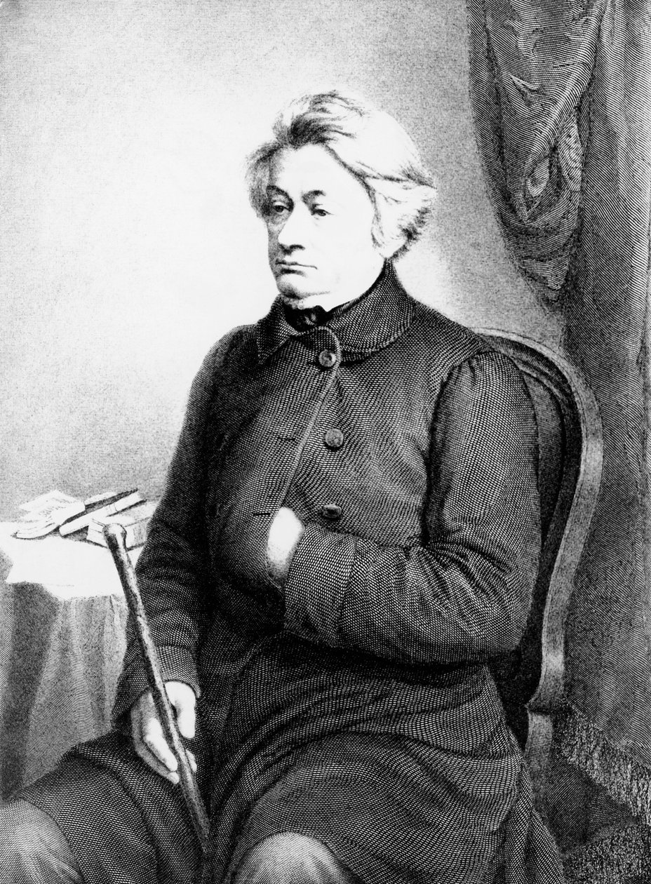 Adam Bernard Mickiewiczin (1798-1855), puolalaisen runoilijan, näytelmäkirjailijan, esseistien ja poliittisen aktivistin muotokuva, Vezenberg & Co. tekijältä William M. Timlin