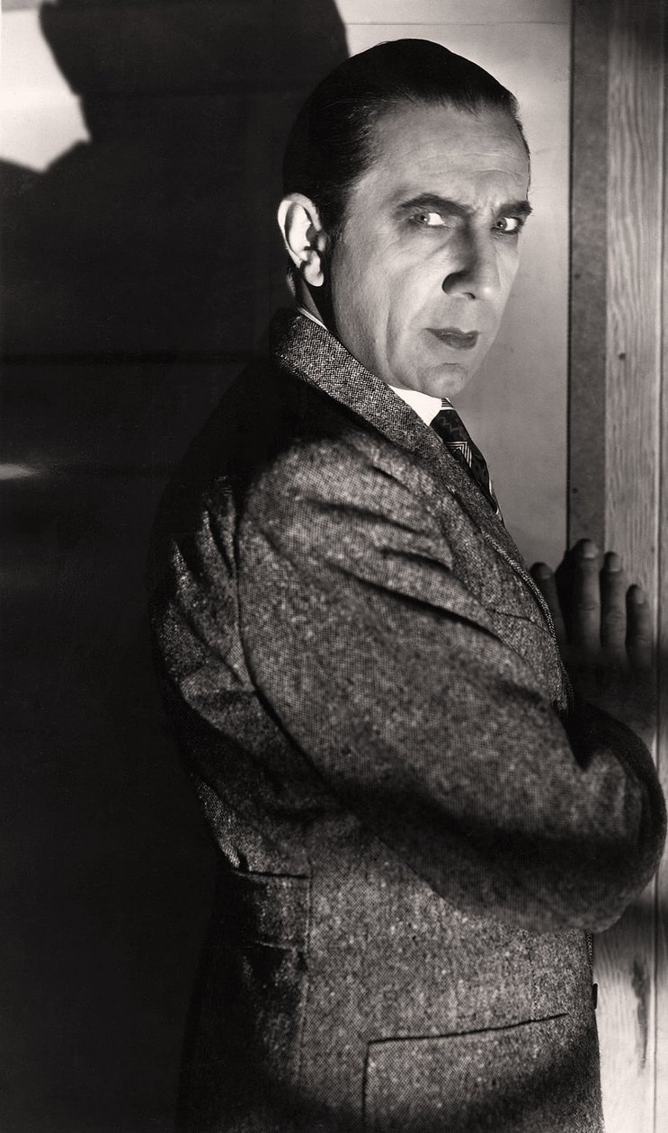 Bela Lugosin muotokuva, n. 1930 (seepiakuva) tekijältä Unbekannt