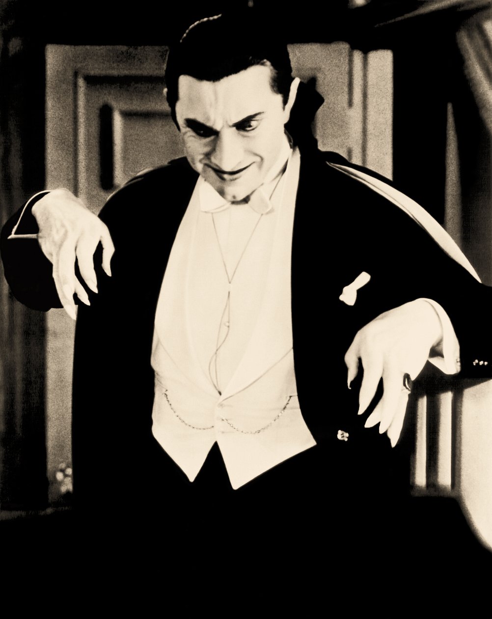 Bela Lugosin muotokuva, n. 1930 (seepiakuva) tekijältä Unbekannt