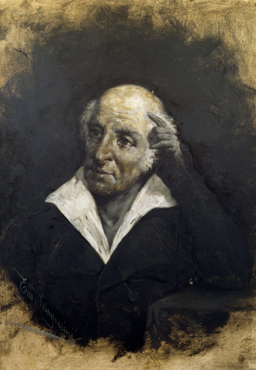 Domenico Rossettin (Trieste 1774-1842), italialaisen poliitikon ja juristin muotokuva tekijältä Benjamin Baud