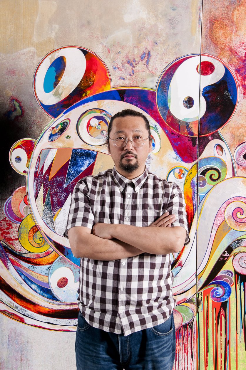 Japanilaisen taiteilijan Takashi Murakamin muotokuva, 2010 (kuva) tekijältä Benjamin Baud