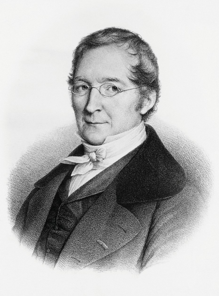 Joseph-Louis Gay-Lussacin (1778-1850), ranskalaisen kemistin ja fyysikon muotokuva, kaiverrus tekijältä William M. Timlin