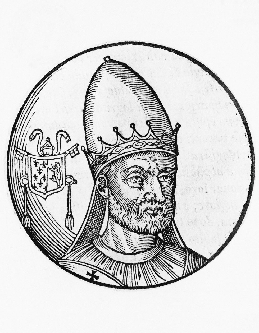 Martin IV:n muotokuva (Simon of Brion, n. 1210-1285) tekijältä William M. Timlin