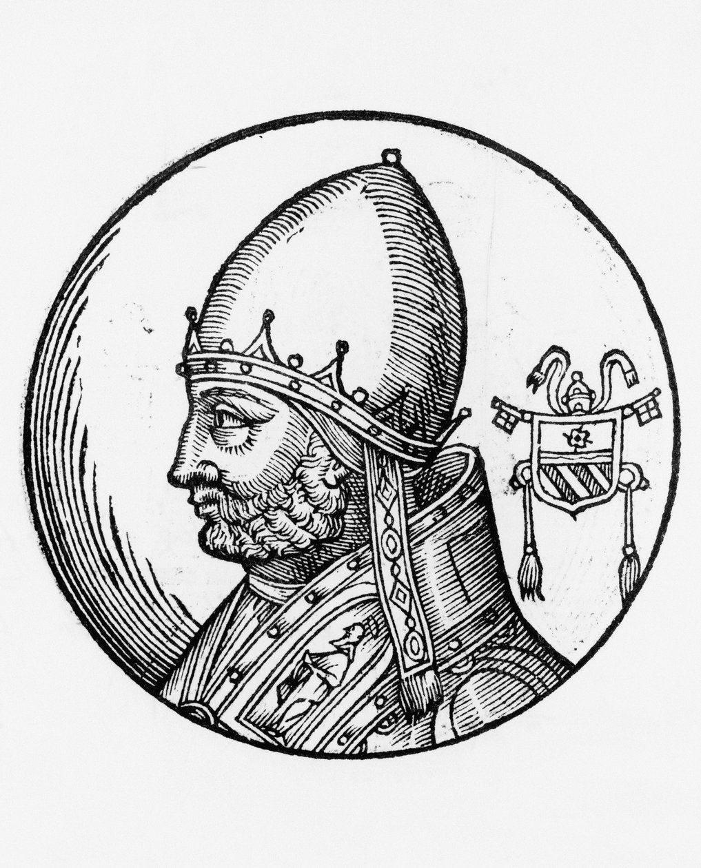 Nikolai III:n muotokuva (Giovanni Gaetano Orsini, noin 1216-1280) tekijältä William M. Timlin