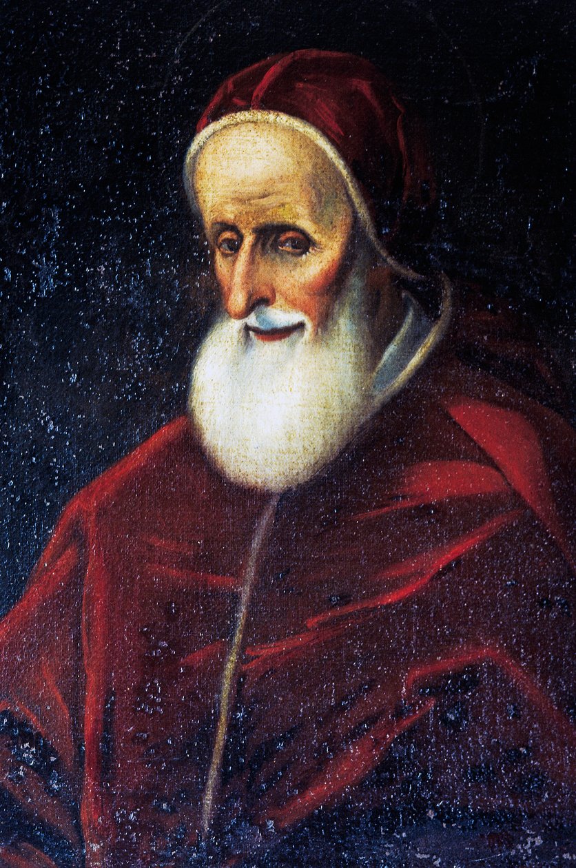 Paavi Pius V:n muotokuva (Bosco Marengo tekijältä Benjamin Baud