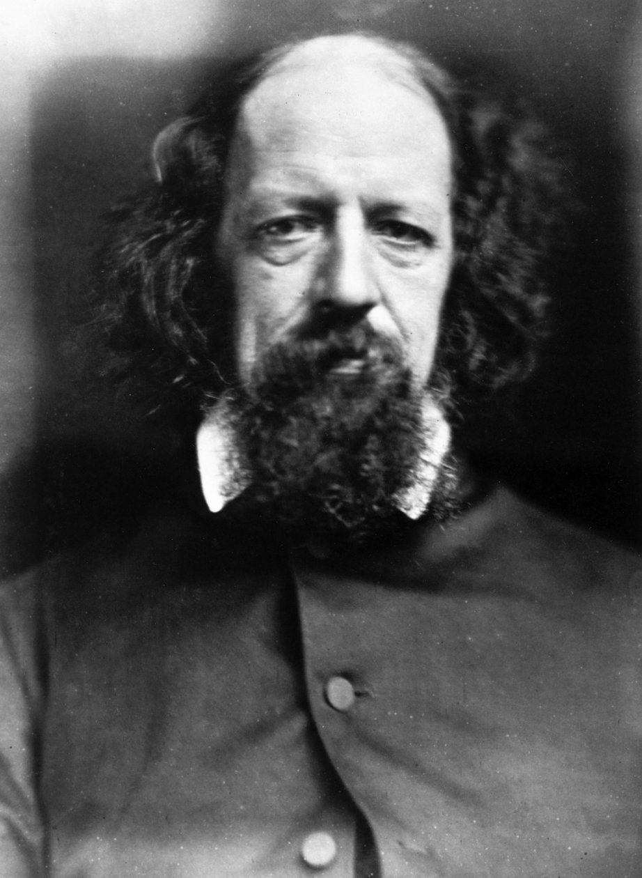 Alfred Tennysonin muotokuva, n. 1867 tekijältä Unbekannt
