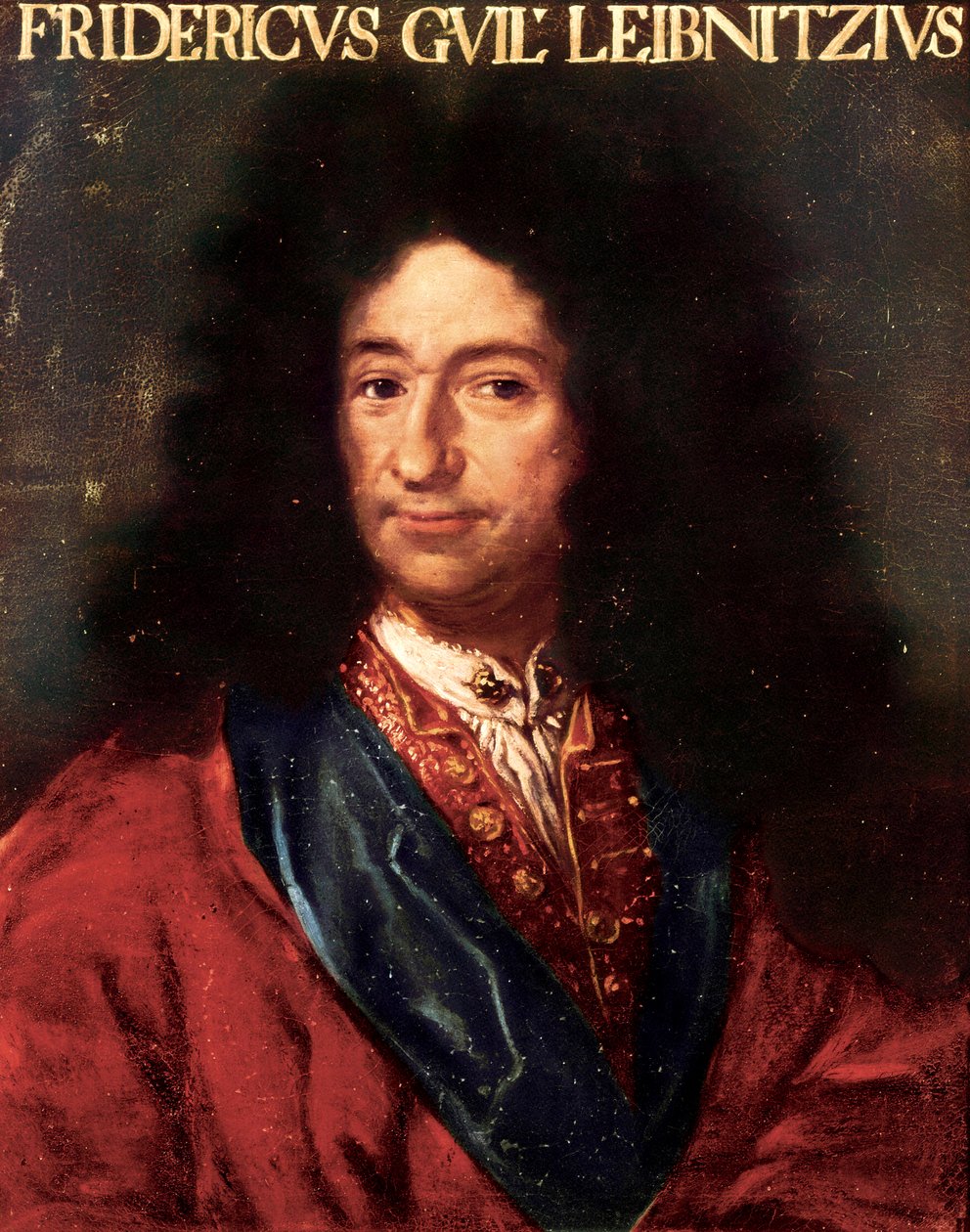 Muotokuva saksalaisesta filosofista Gottfried Wilhelm Leibnizistä tekijältä Unbekannt