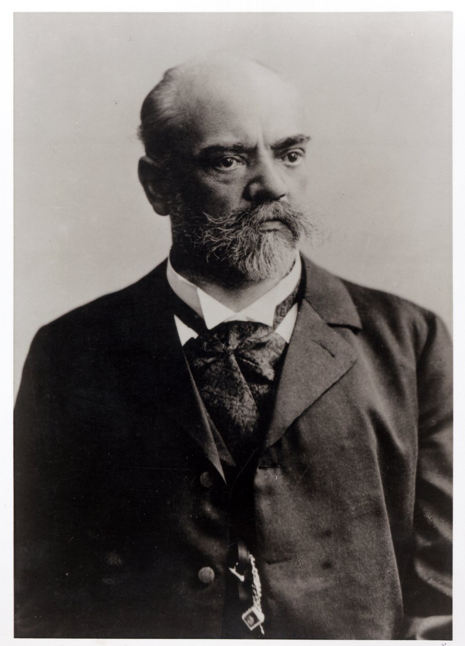 Muotokuva Antonin Dvorakista (1841-1904) tšekkiläisestä säveltäjästä (m/v kuva) tekijältä Unbekannt