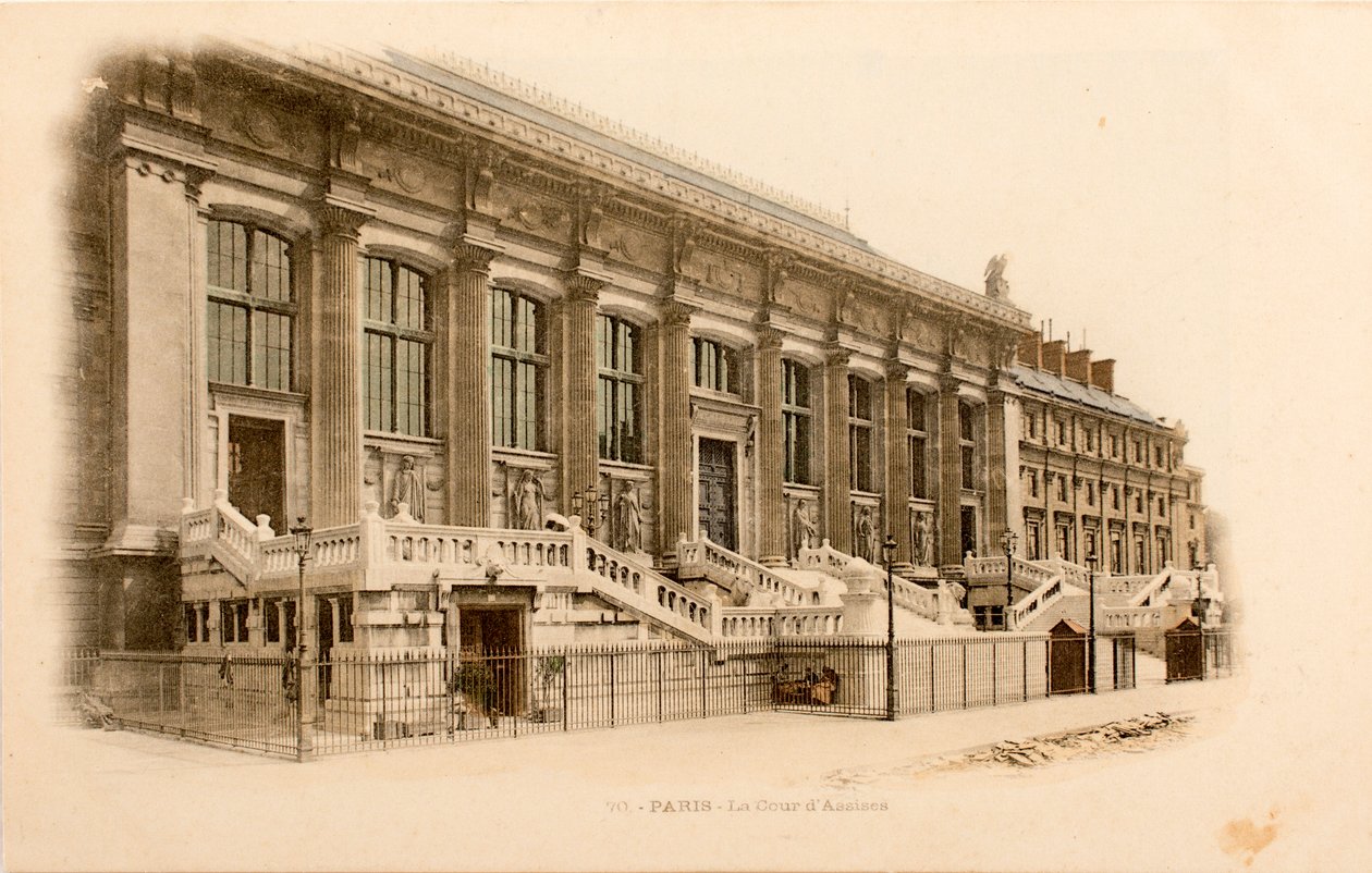 Postikortti / Assize Court / Pariisi / Seine / Ile de France / Ranska tekijältä William M. Timlin