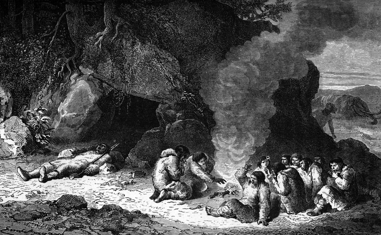 Esihistoria: hautajaiset tekijältä Unbekannter Künstler