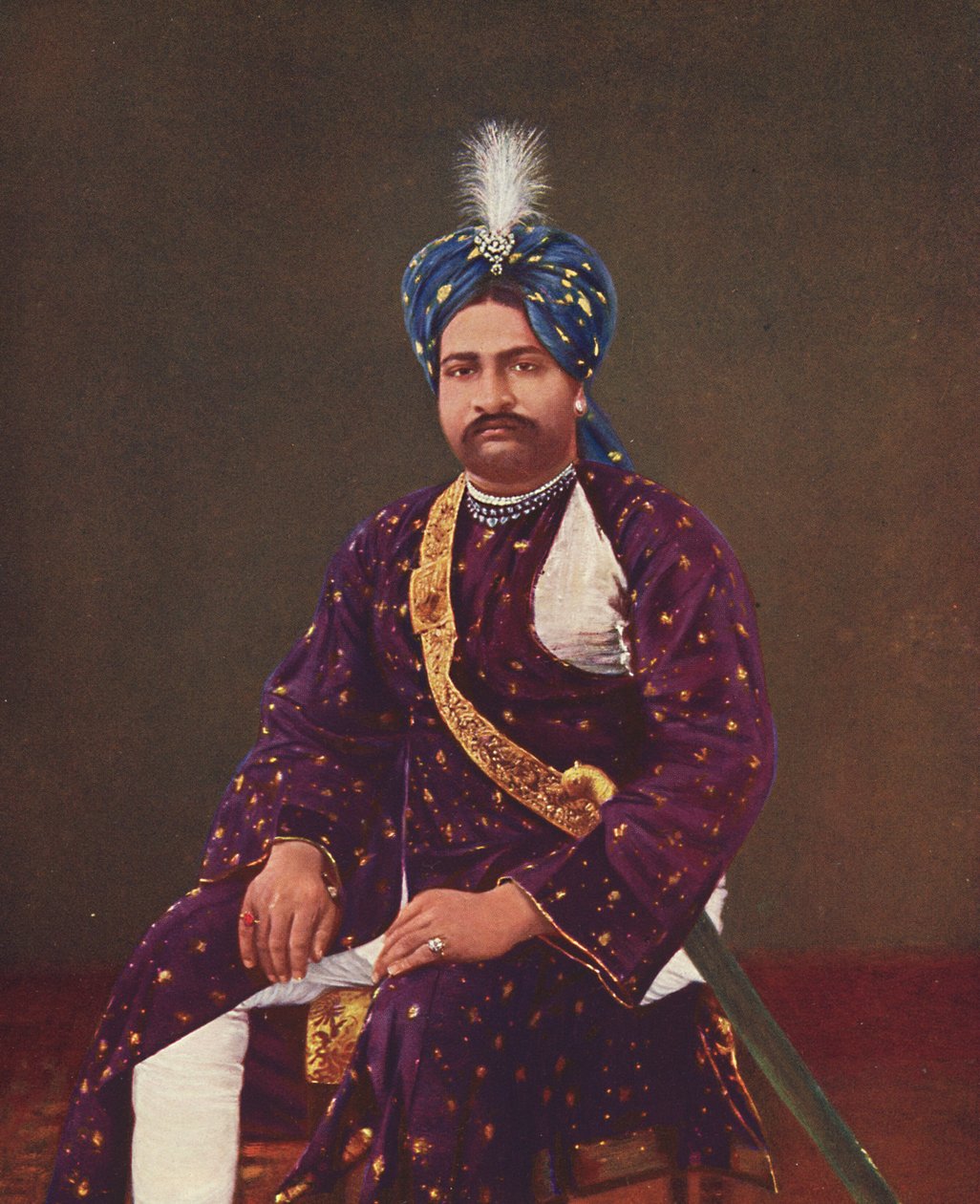 Prinssi Sher Zaman Syntynyt 1881 ; Prinssi ja Rasul Khanin ensimmäinen poika ; Kuva otettu 1900-luvun alussa ; Junagadh ; Gujarat ; Intia ; Intia tekijältä Unbekannter Künstler