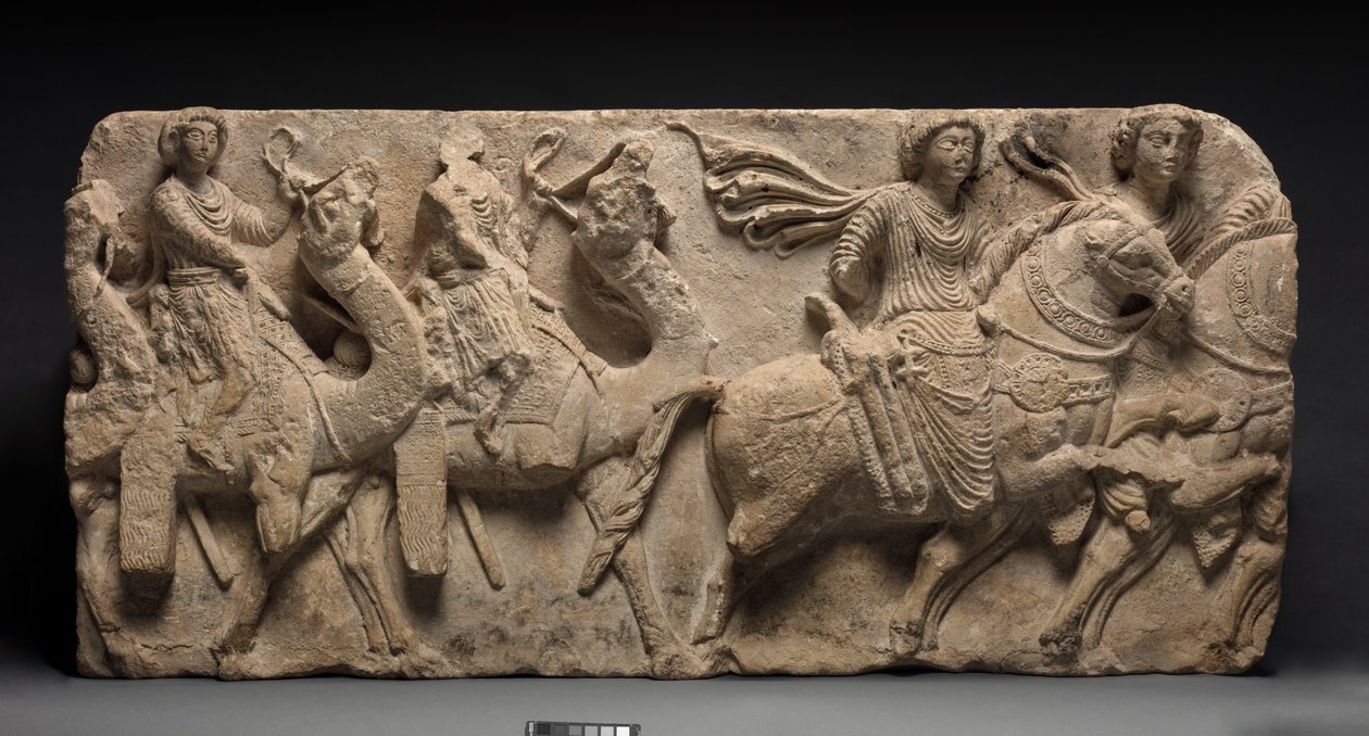Aatelisten kulkue, Palmyra, Syyria tekijältä Unbekannt