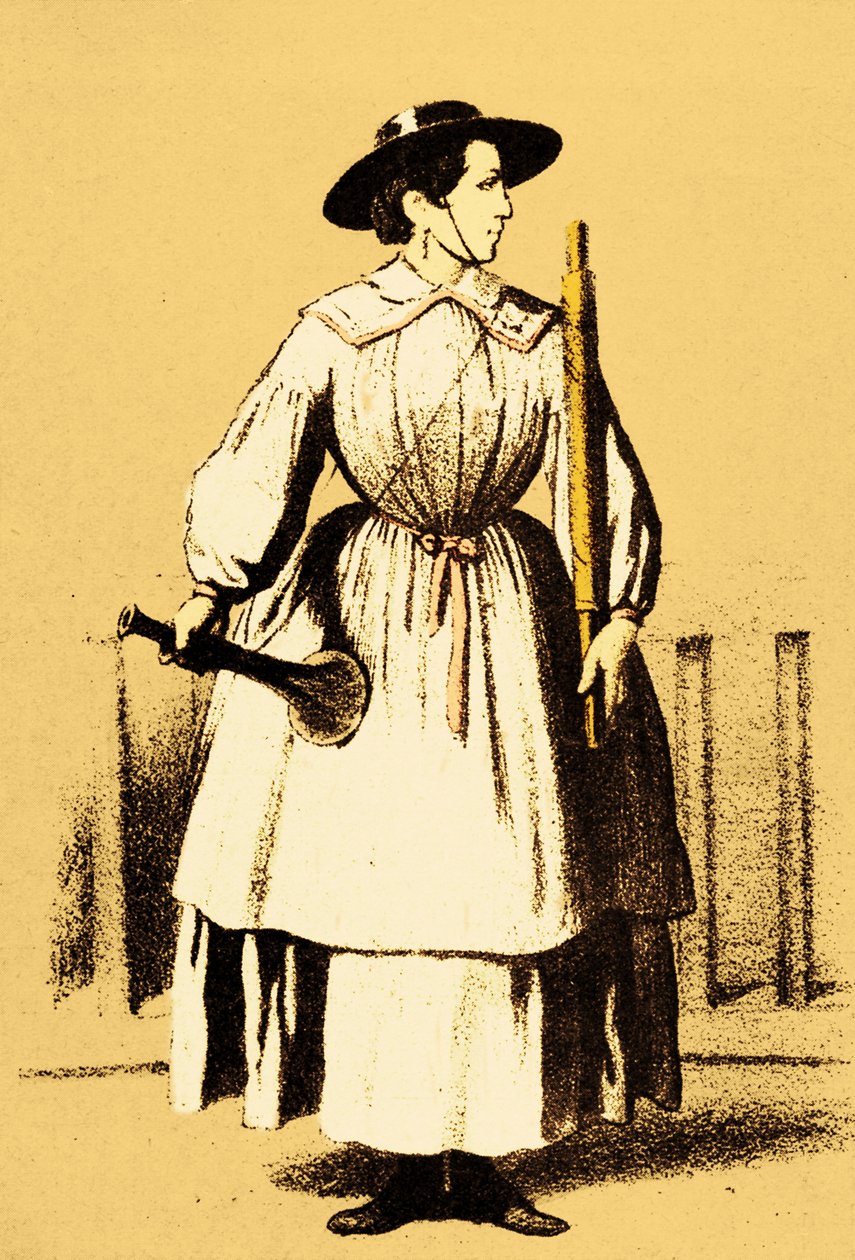 Rautatien tasoristeyksen vartija, n. 1845 tekijältä Unbekannter Künstler