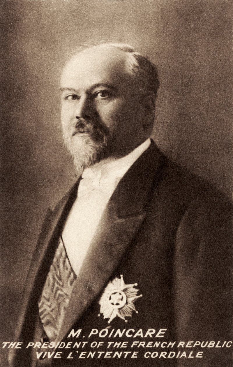 Raymond Poincaré - muotokuva tekijältä Unbekannter Künstler