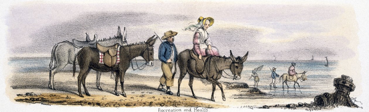 Virkistys ja terveys", n. 1845 tekijältä Unbekannter Künstler