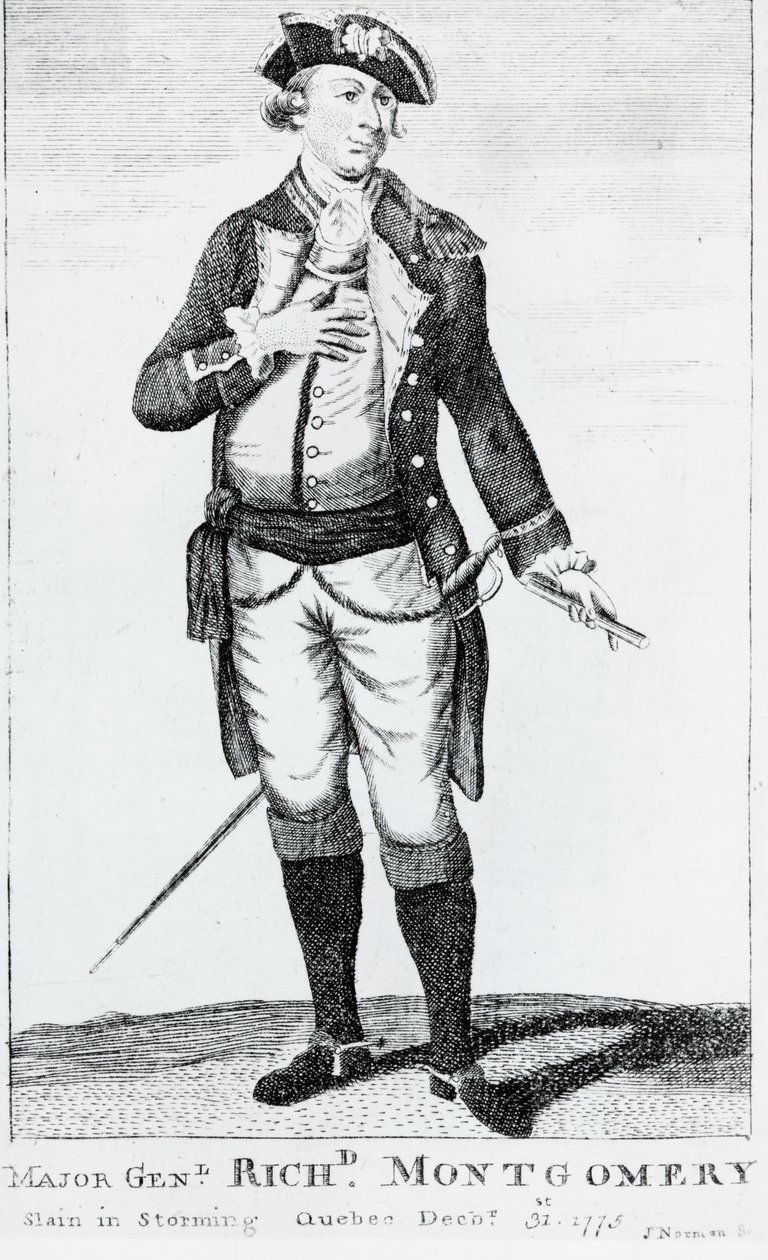 Richard Montgomery (1738-1775) tekijältä Unbekannt