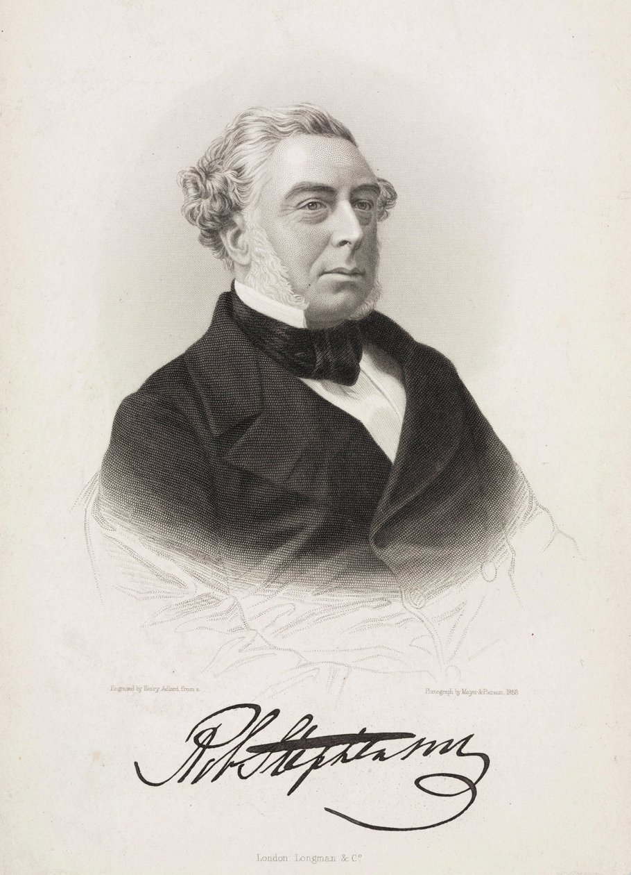 Robert Stephenson, englantilainen kone- ja rakennusinsinööri, n. 1850-luku tekijältä Unbekannt