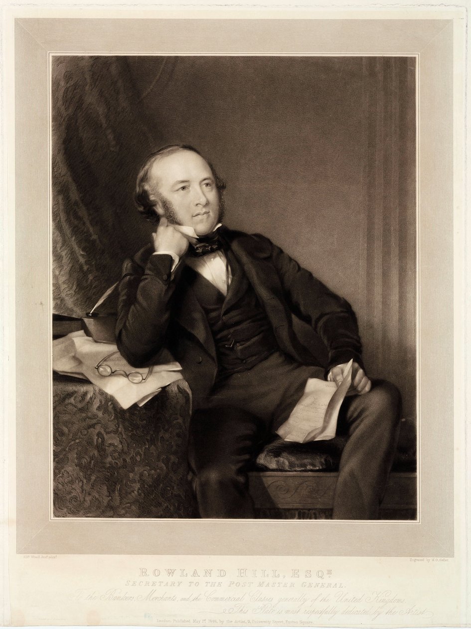Rowland Hill, penniäisen viestin alullepanija tekijältä Unbekannt