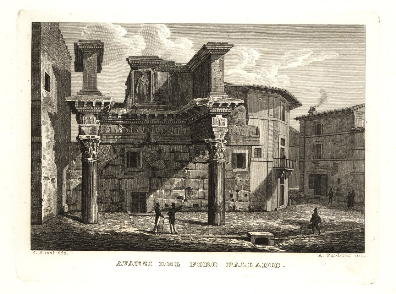 Forum Palladiumin rauniot, Avanzi del Foro Palladio, Rooma tekijältä Unbekannt