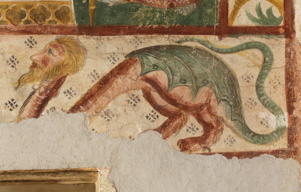 Saint Maria in Sylvis, Abby, kirkko, fresko, Sesto al Reghena, Friuli, Italia (kuva) tekijältä Benjamin Baud