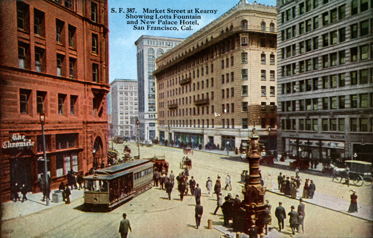 San Francisco: Market Street tekijältä Unbekannter Künstler